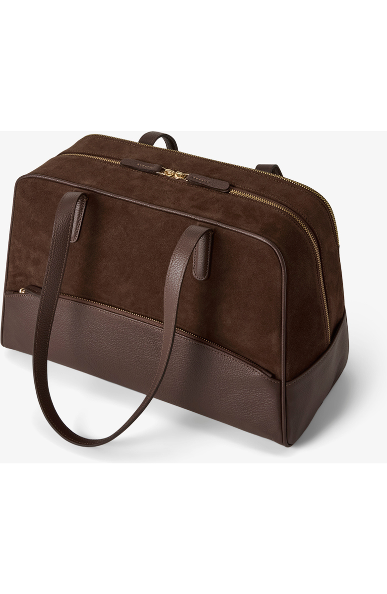 BY BANOO 12 Hour Duffel Bag, Alternate, color, Mocha/Gold