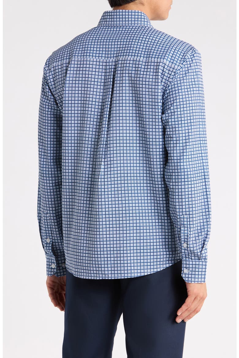 Printed Button Up Shirt, Alternate, color, WHITE