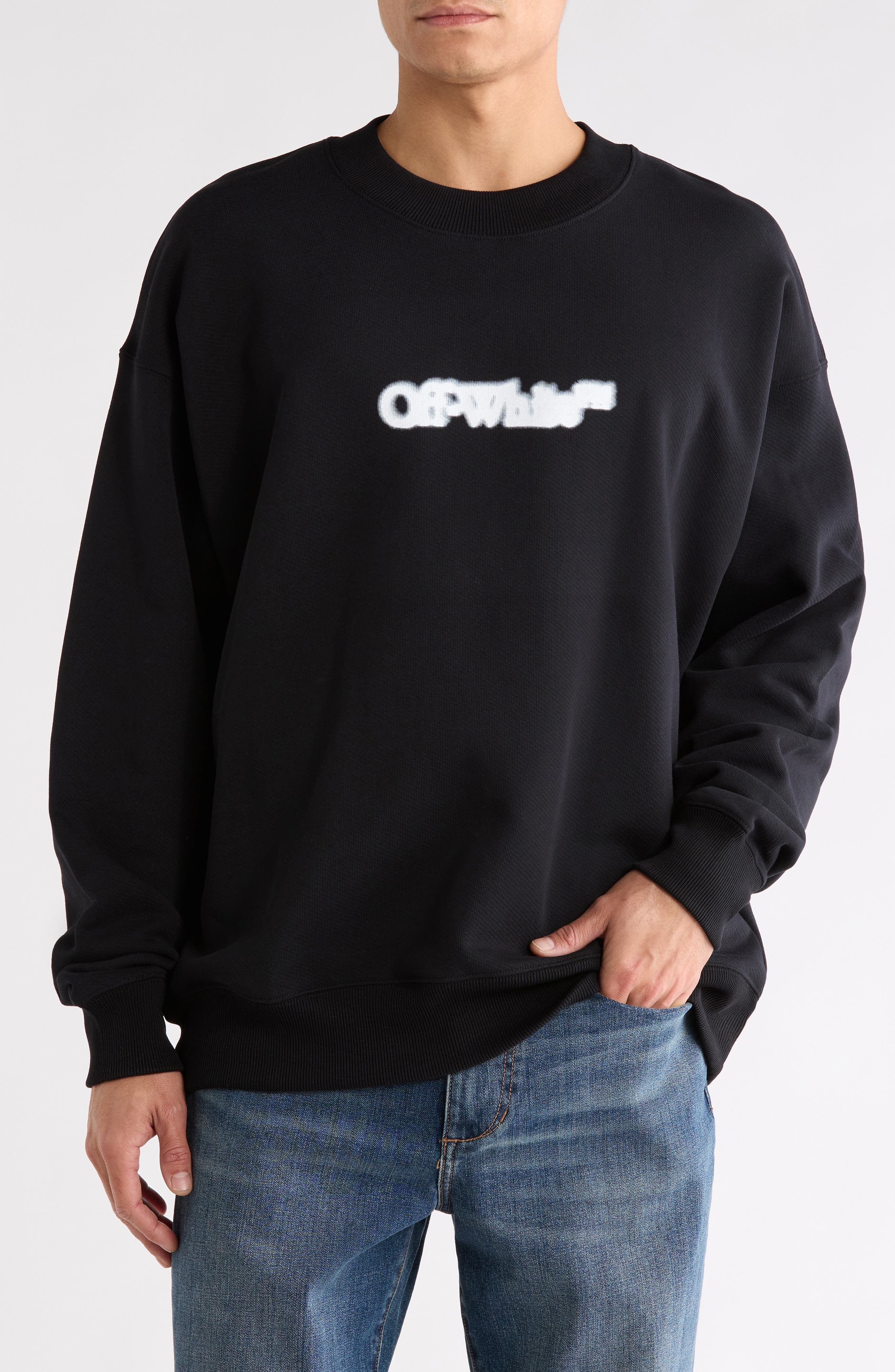 Off-White Spray Arrow Skate Graphic Sweatshirt