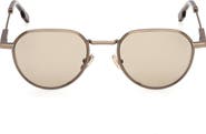 ZEGNA 54mm Round Sunglasses