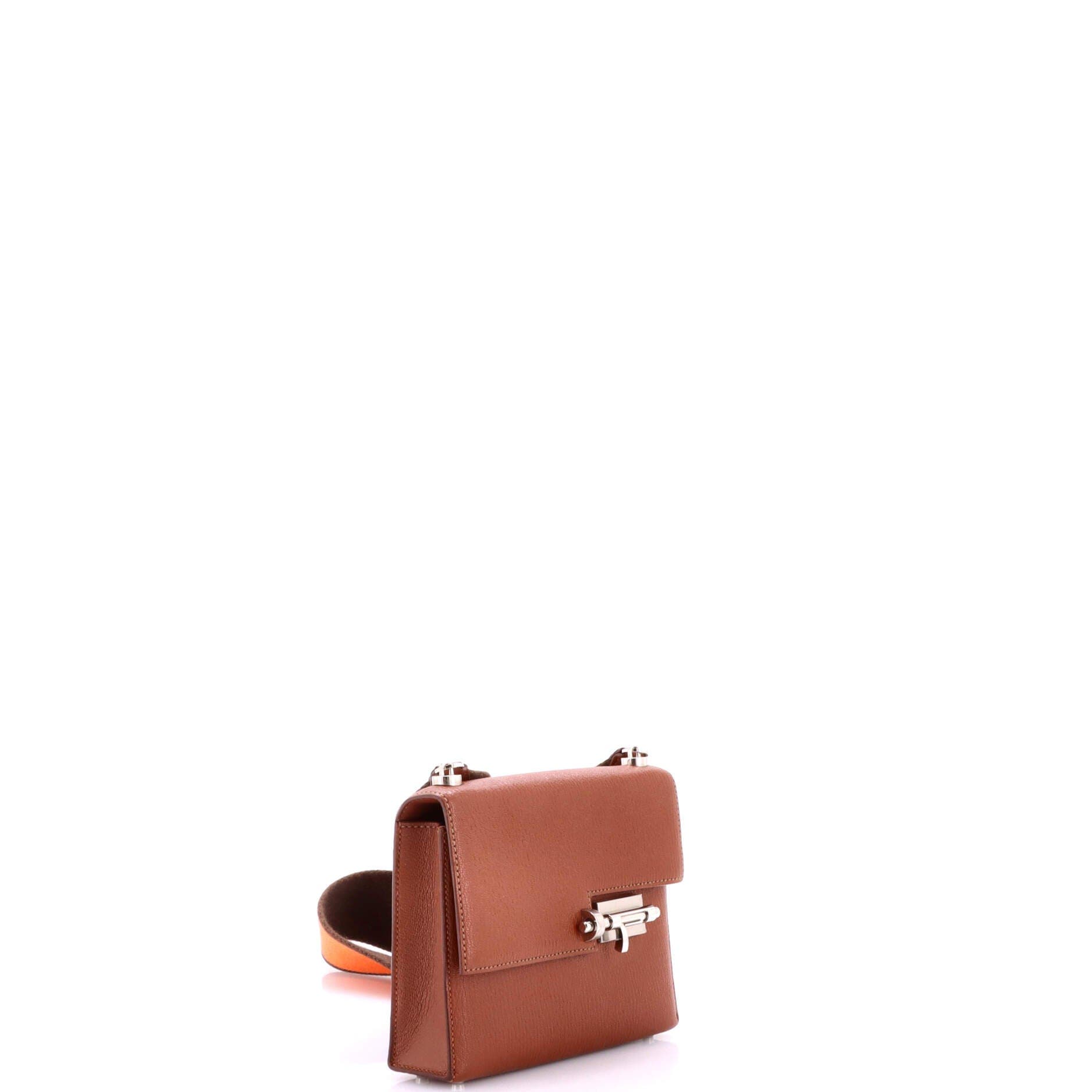 Verrou Bag Chevre Mysore and Canvas Mini, Alternate, color, Black