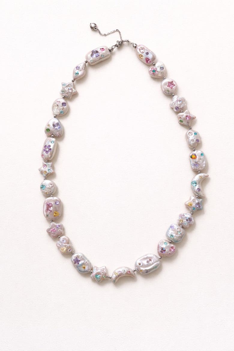 The Celestial Garden Pearl Necklace, Main, color, Freshwater Pearl