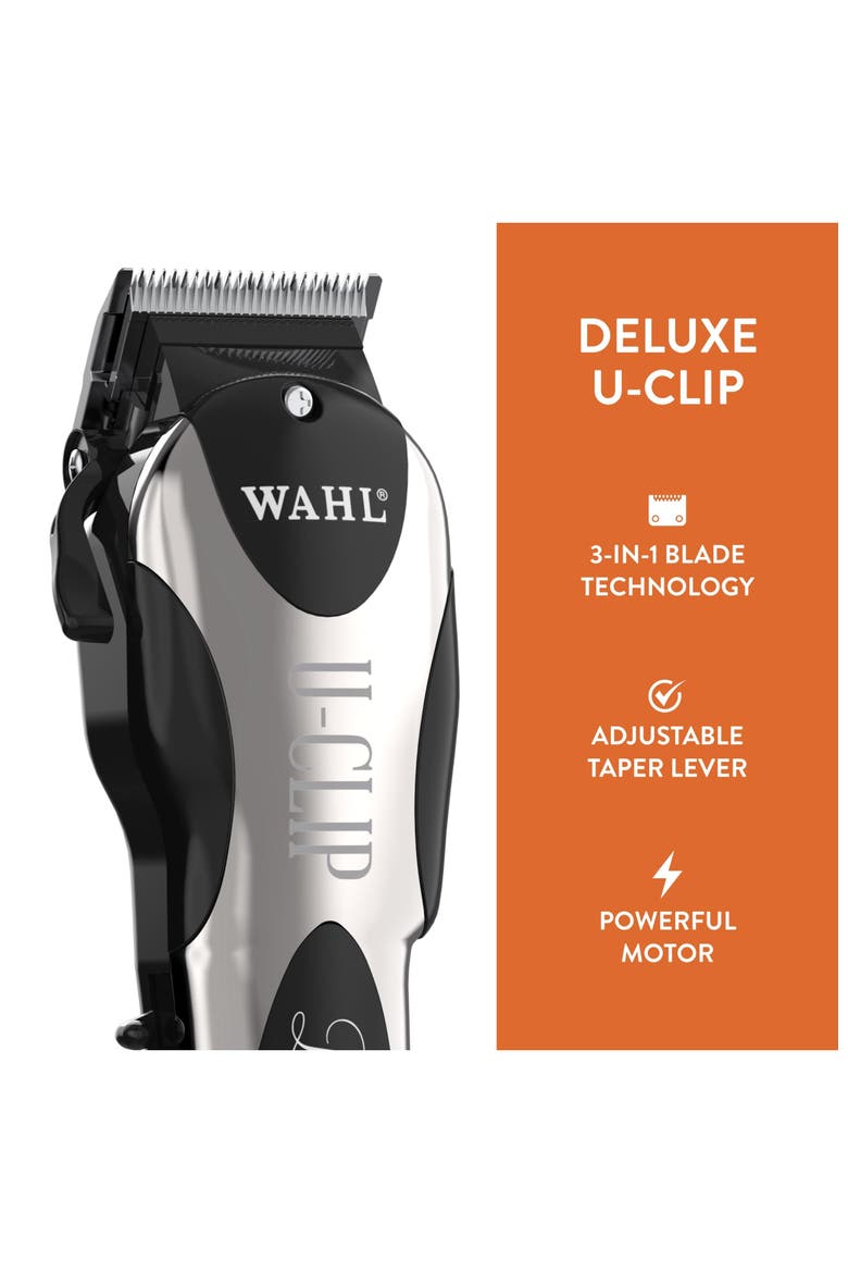 Dog & Cat Trimmer with 3 Cutting Lengths, 7 Attachment Combs, Alternate, color, Black & Chrome
