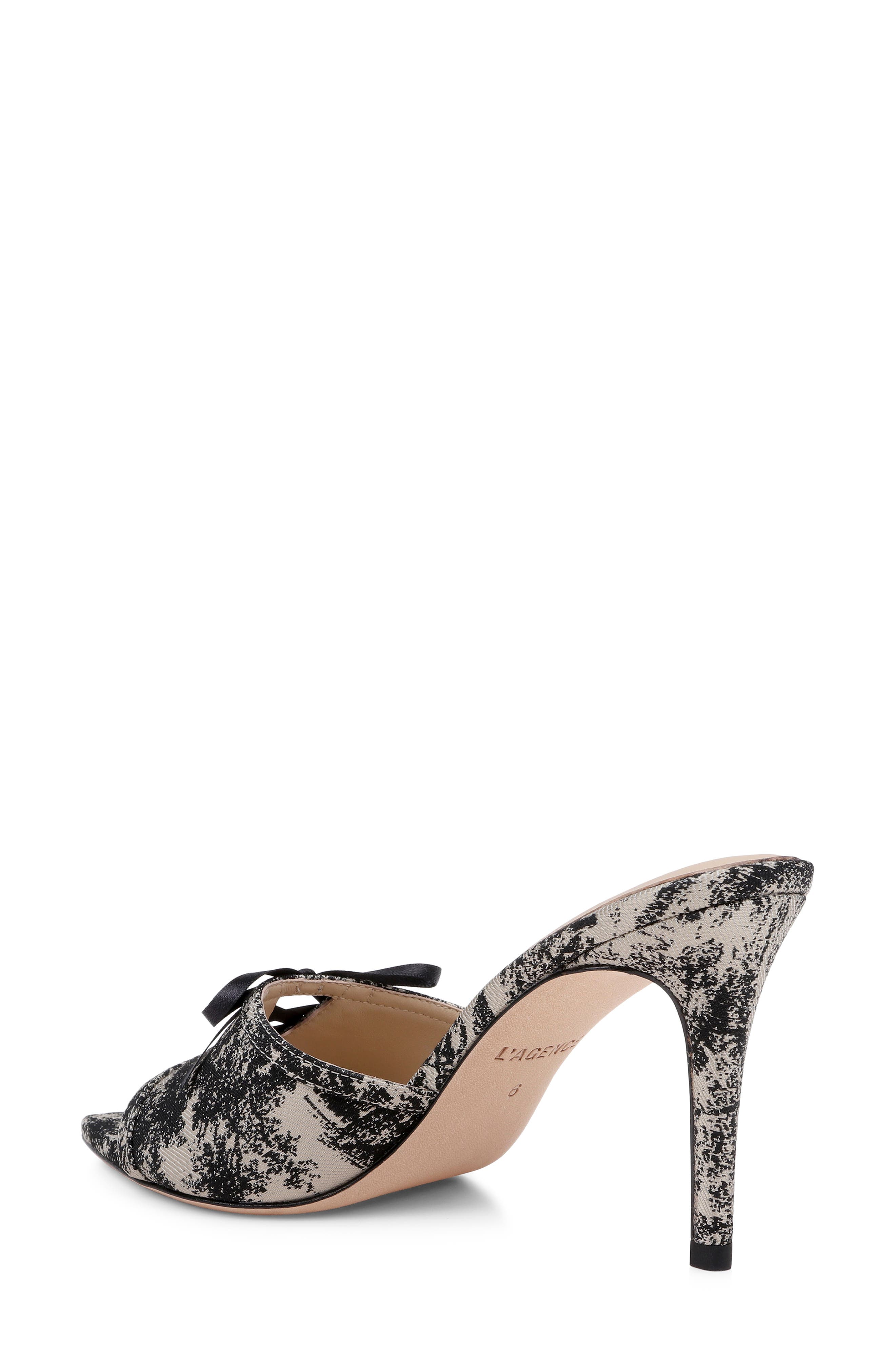 L'AGENCE Thames Mule, Alternate, color, Natural/ Black