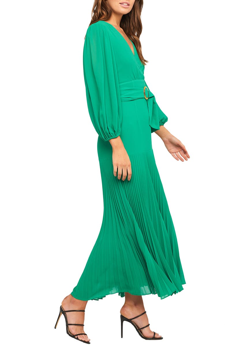 Bardot Daytona Long Sleeve Maxi Dress, Alternate, color, 