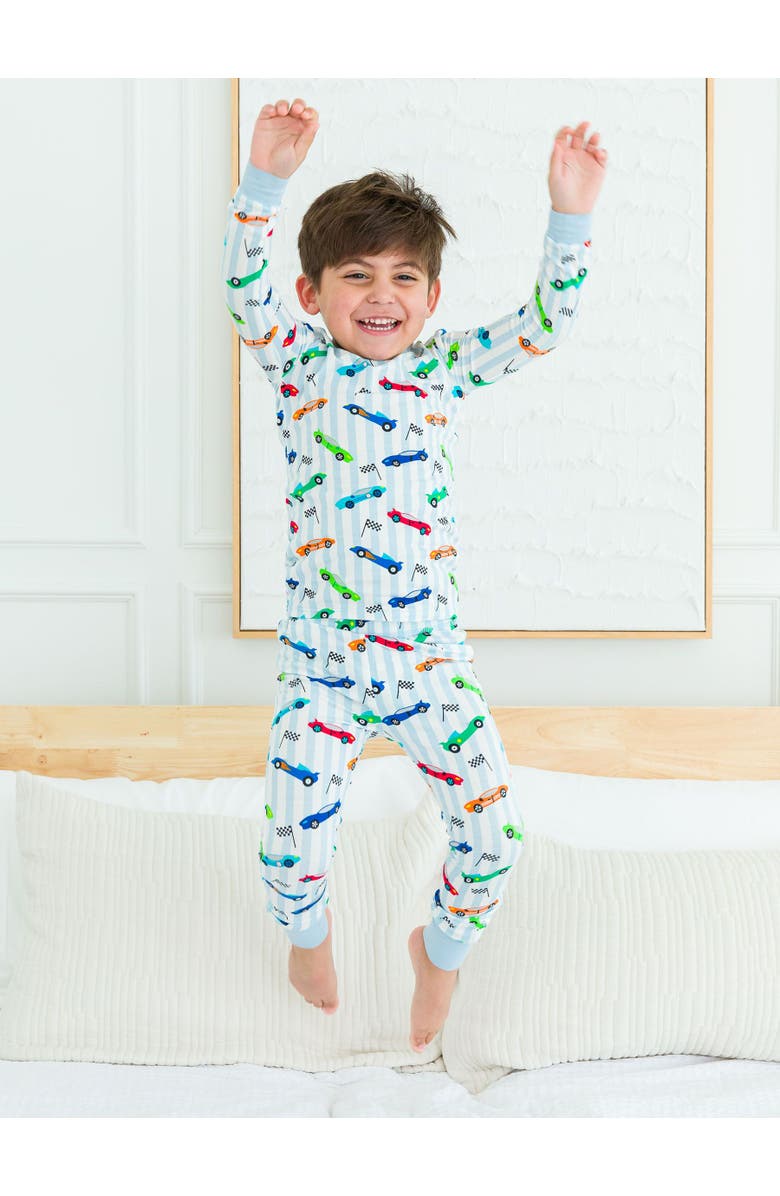 RuggedButts SoftSnooze Boys Long Sleeve Pajama Set, Alternate, color, Let's Roll