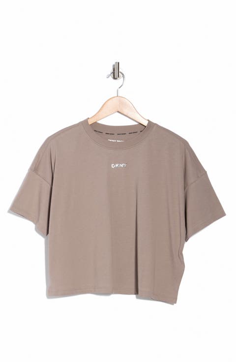 Metallic Bubble Logo Cotton T-Shirt