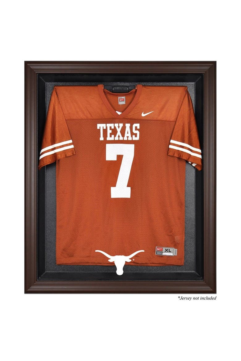 Texas Longhorns Brown Framed Logo Jersey Display Case, Main, color, Brown