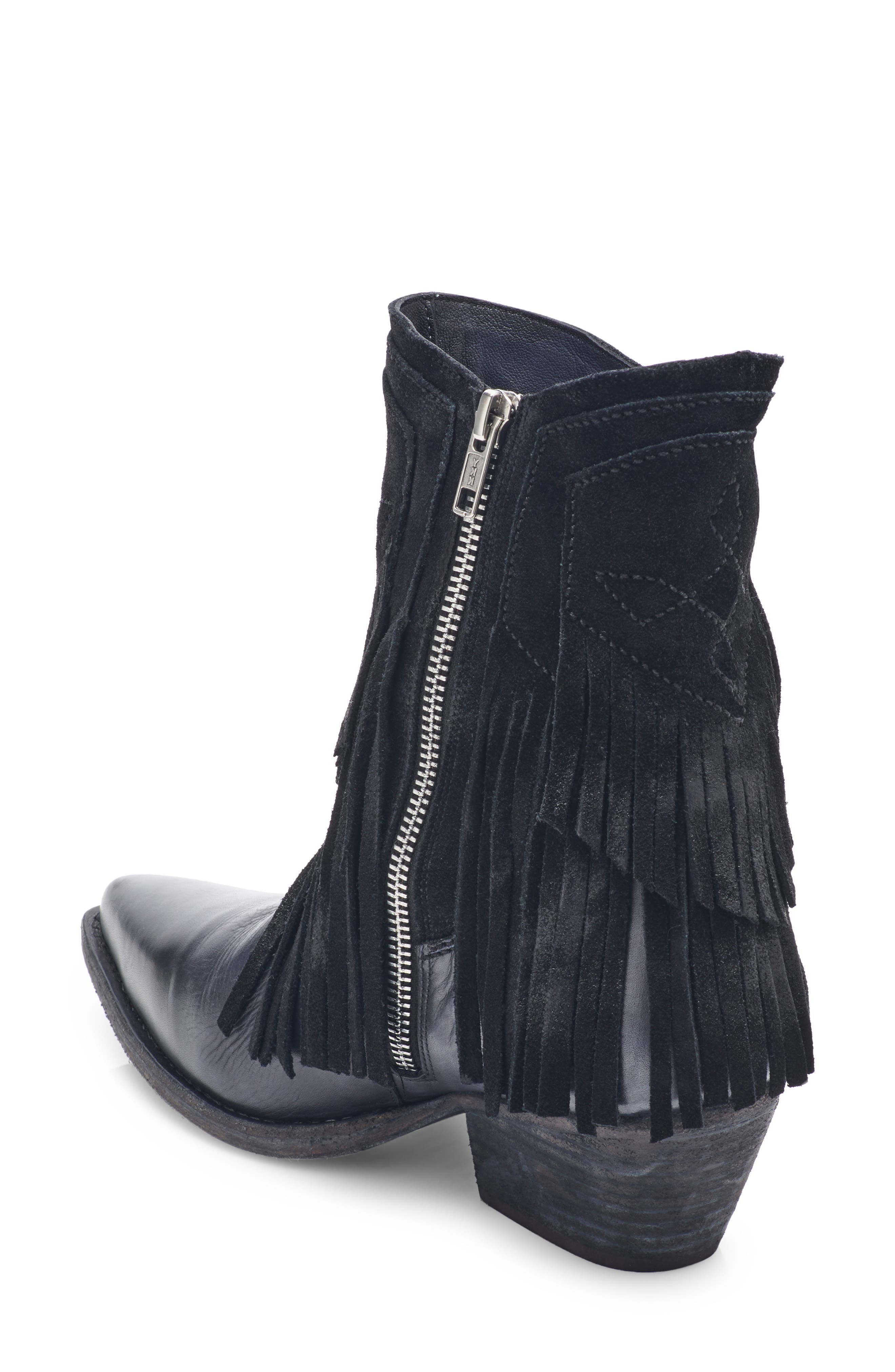 Free People Lawless Fringe Bootie, Alternate, color, 