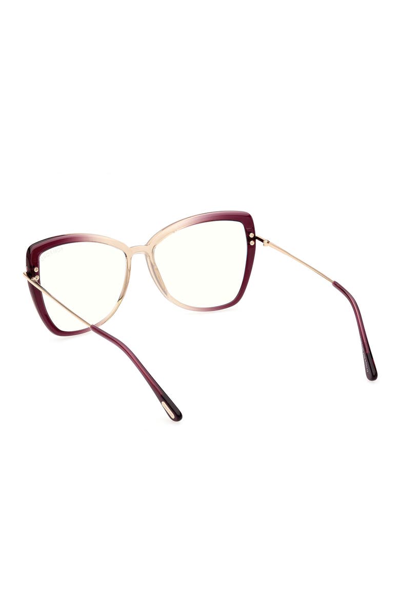 55mm Butterfly Blue Light Blocking Glasses, Alternate, color, VIOLET/OTHER
