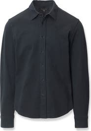 rag & bone Tomlin Garment Dye Cotton Oxford Button-Up Shirt