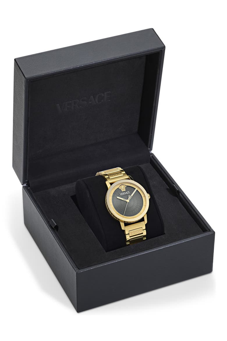 V-Helix Bracelet Watch, 40mm, Alternate, color, IP YELLOW GOLD