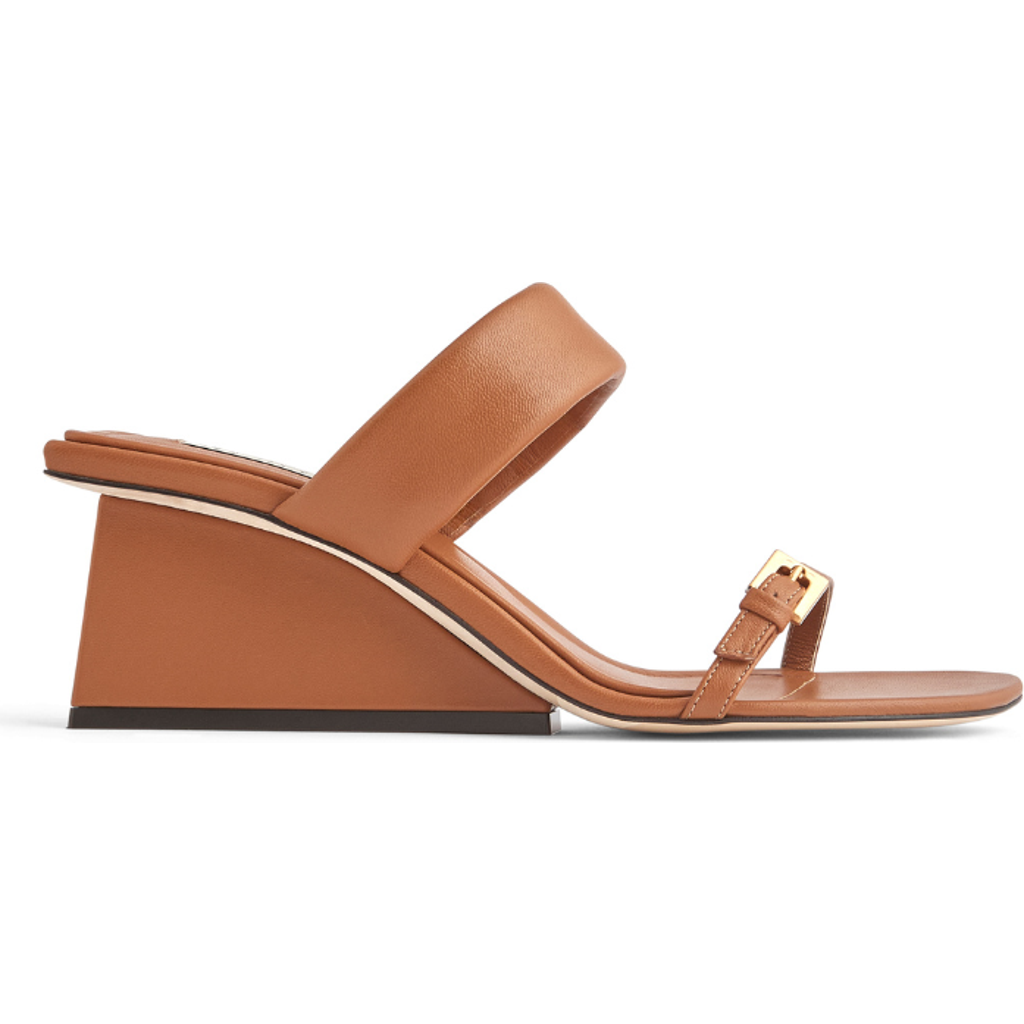 Neil J. Rodgers Chriselle Sandal In Cognac Nappa