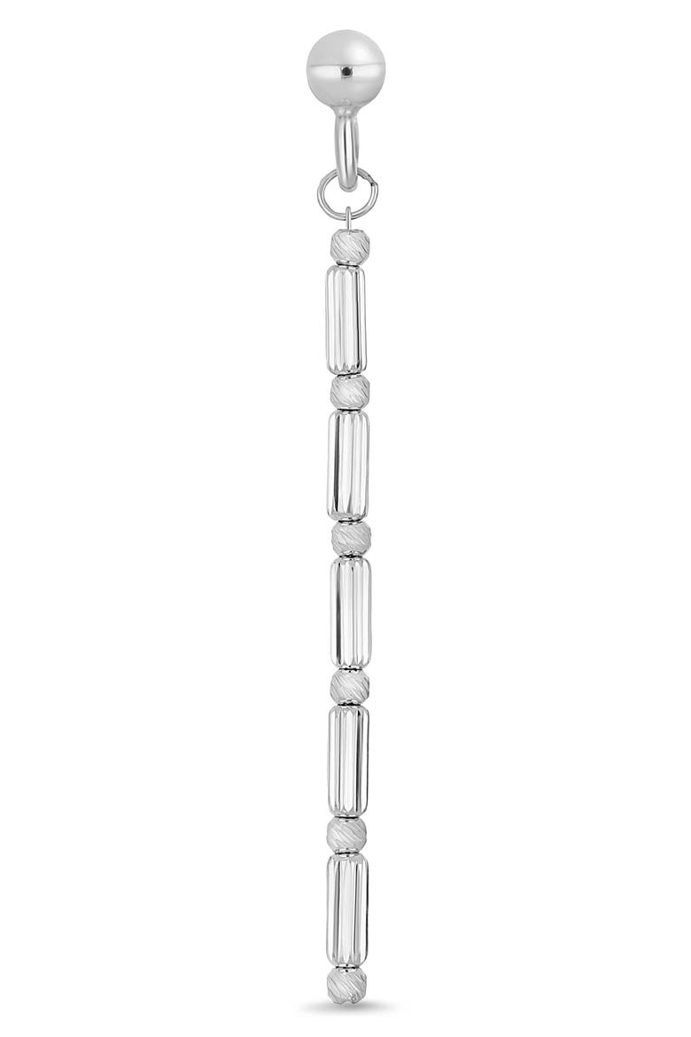 14K White Gold Linear Drop Earrings, Alternate, color, 14K WHITE GOLD
