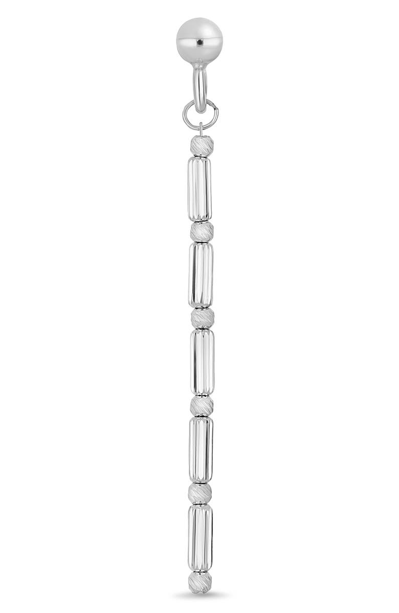 Bony Levy 14K White Gold Linear Drop Earrings, Alternate, color, 14K White Gold