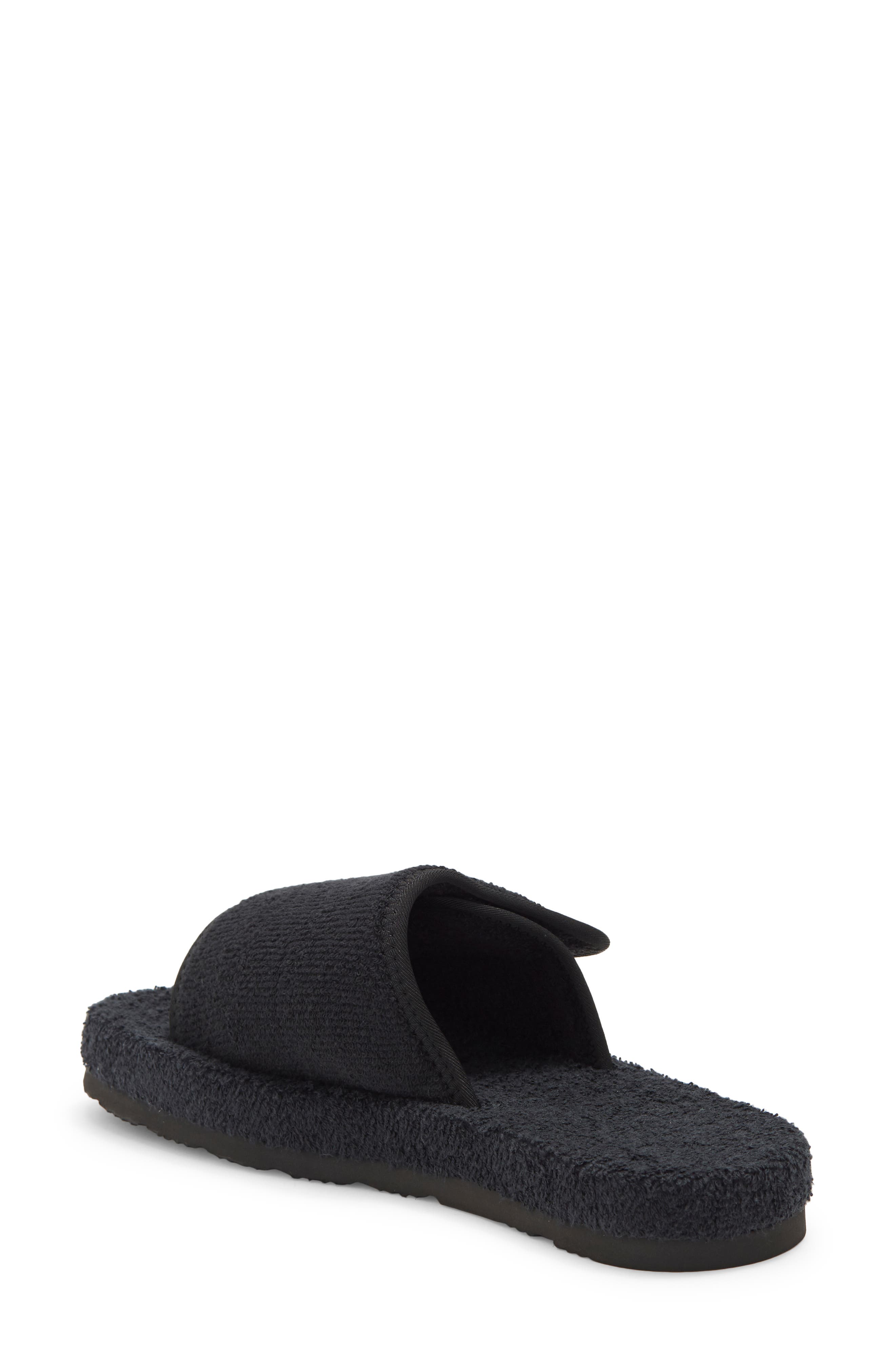 Hunter Terry Toweling Beach Slide Sandal, Alternate, color, 