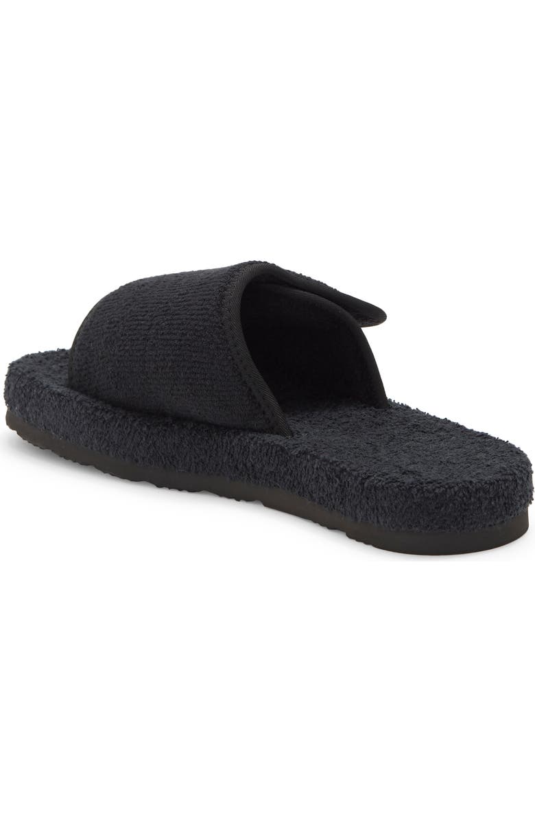 Hunter Terry Toweling Beach Slide Sandal, Alternate, color,