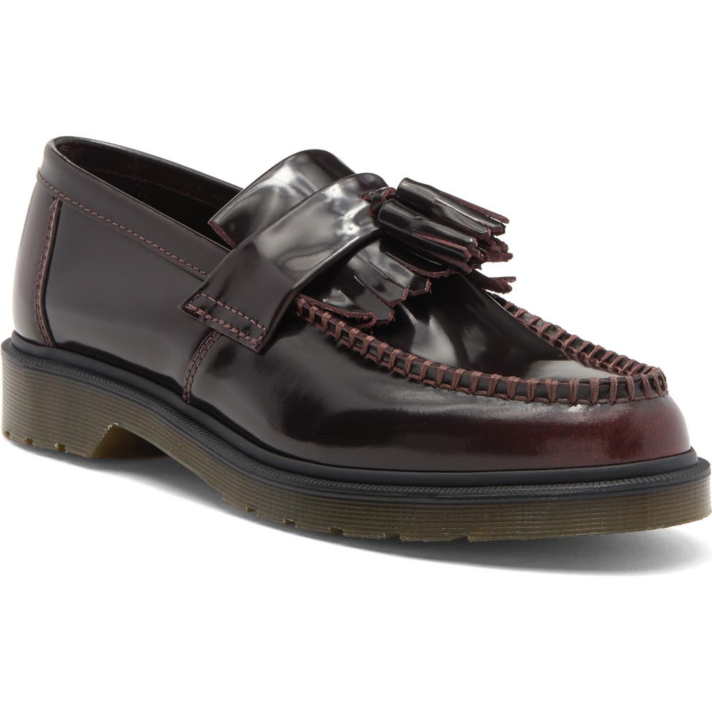 Dr. Martens' Dr. Martens Adrian Loafer In Cherry Red Arcadia
