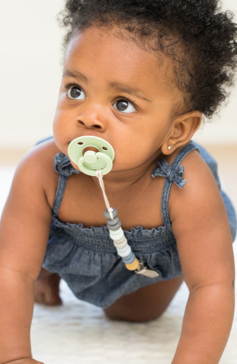 Bella Tunno Silicone Bead Pacifier Clip, Alternate, color, Multi
