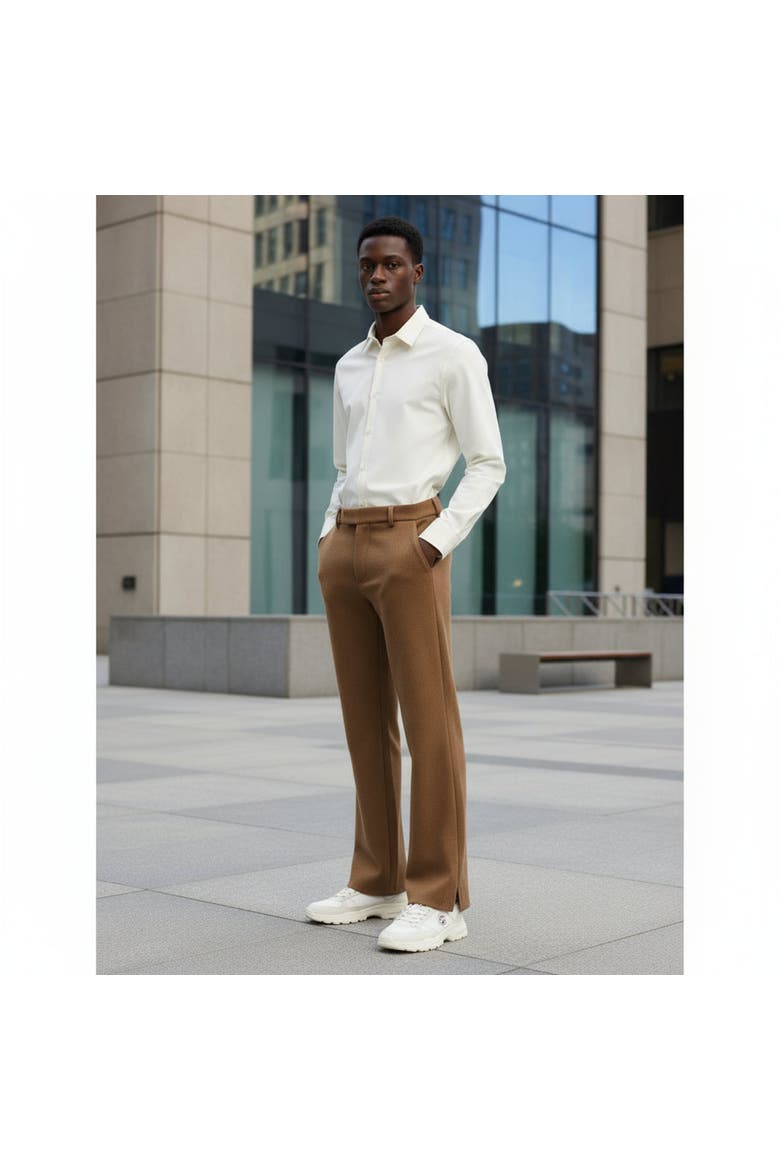 Lavrey Tux Flare, Alternate, color, Coffee