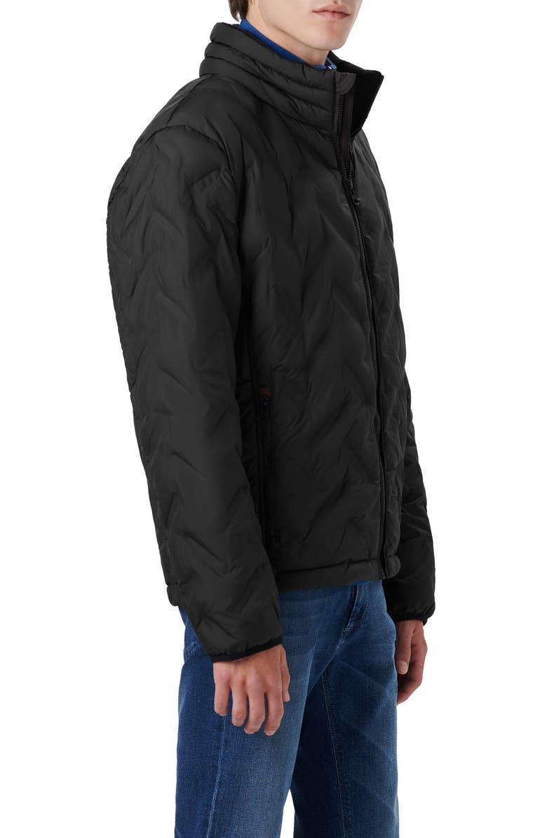 Bugatchi Quilted Bomber Jacket, Alternate, color, 