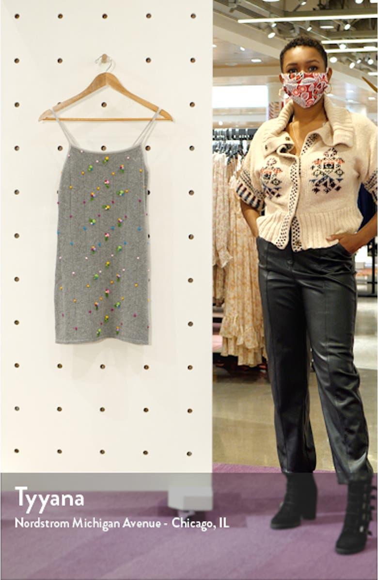 Rosie Two-Tone Lambswool Sweater Dress, sales video thumbnail