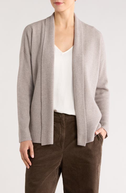 Shawl Collar Cashmere Cardigan
