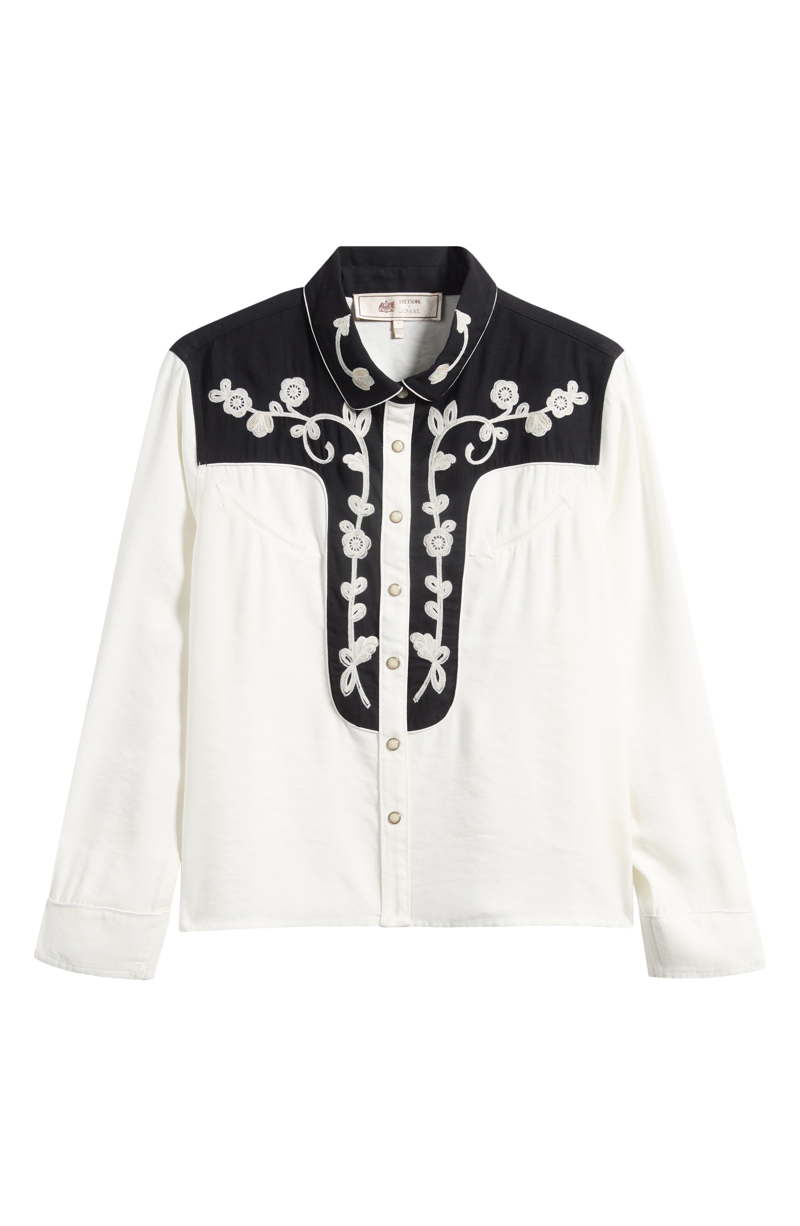 selected CREAM WITH BLACK