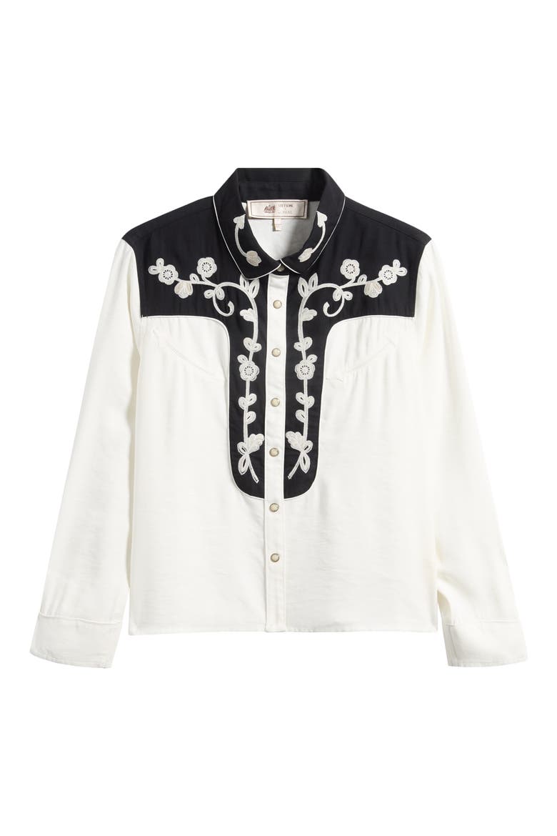 The Western Shirt, Main, color, CREAM WITH BLACK