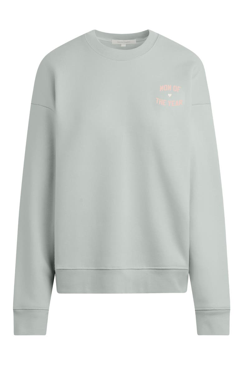 Mom of the Year French Terry Graphic Sweatshirt, Main, color, LIGHT SAGE