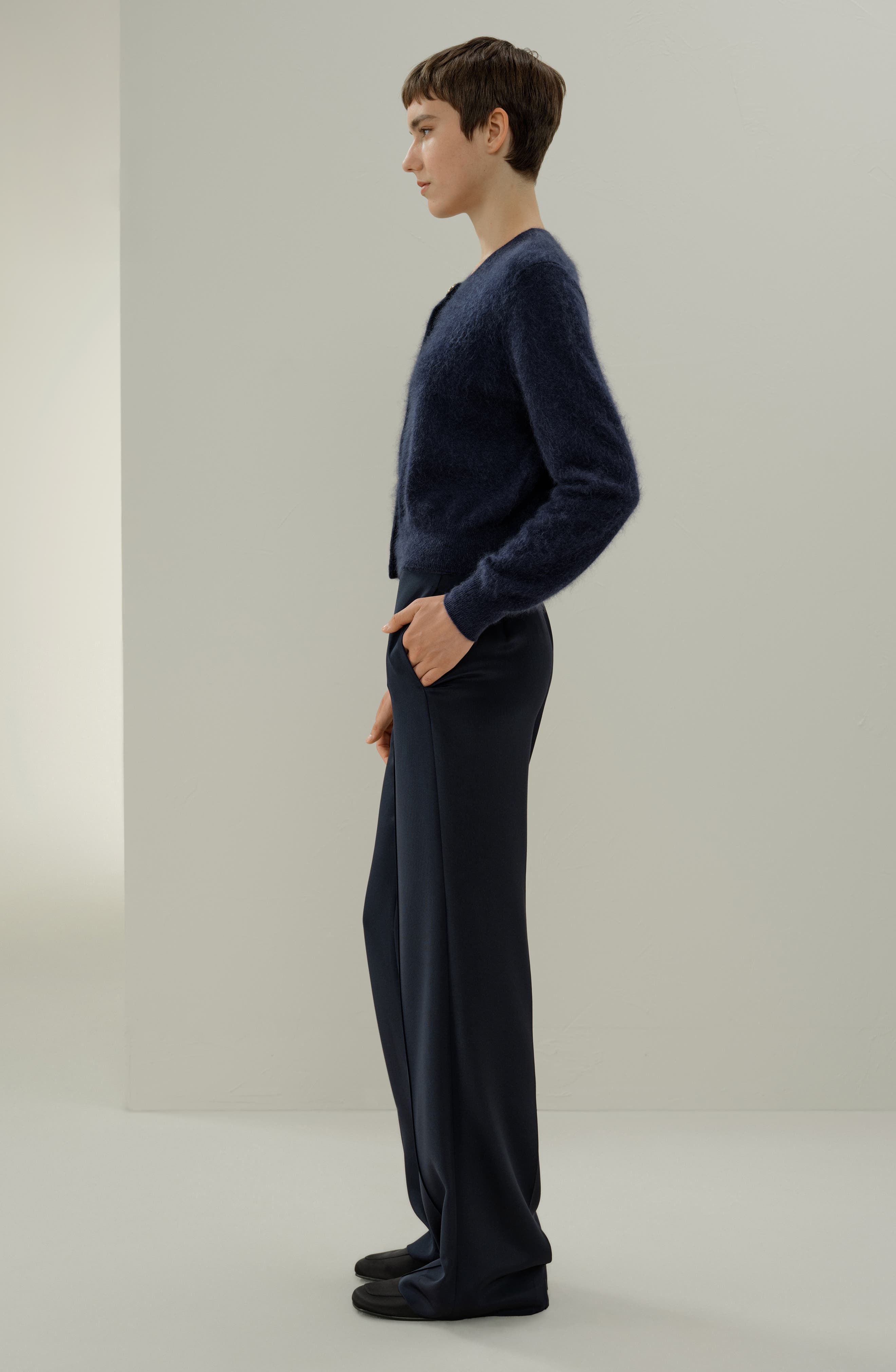 Ultra-Soft Brushed Cashmere Cardigan - image 4