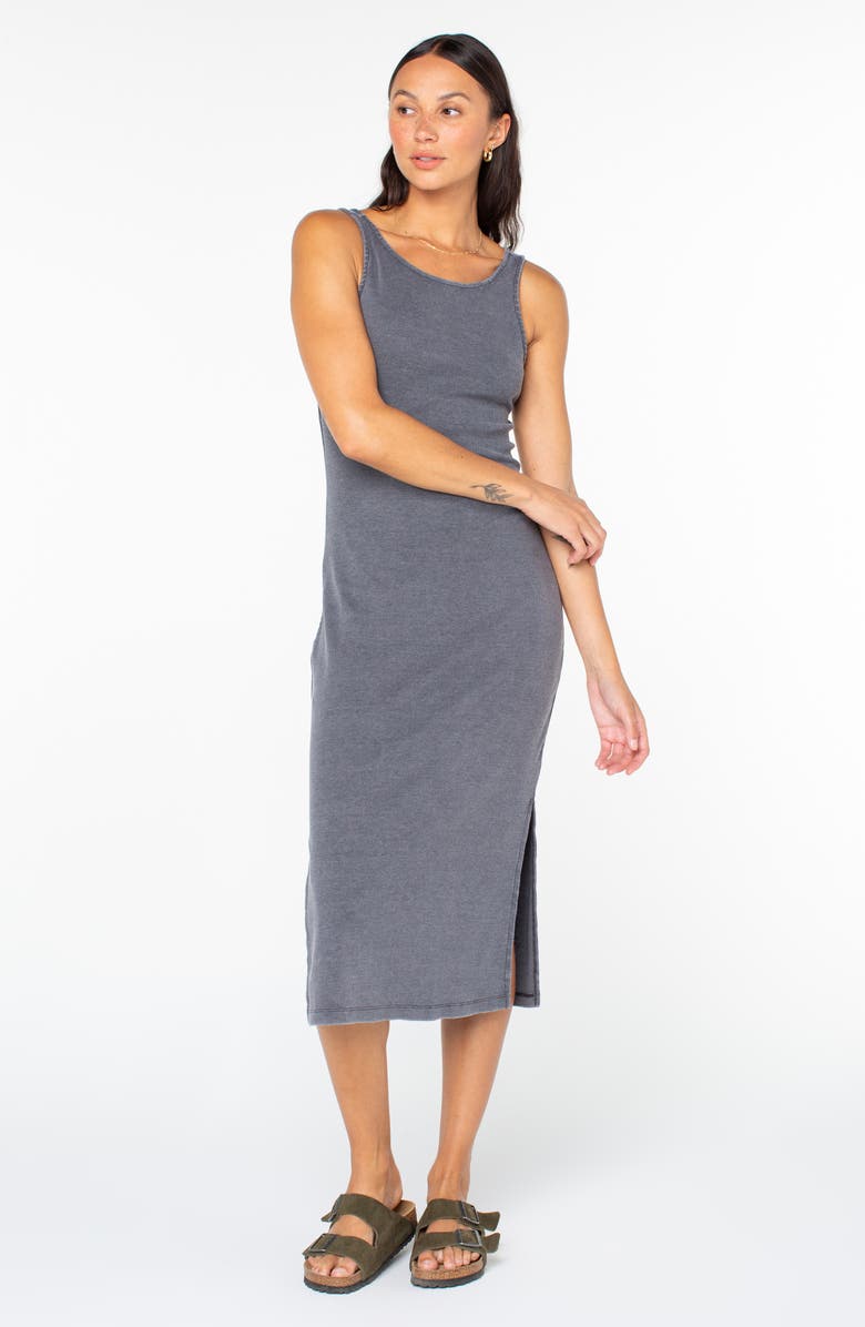 Roxy City Lights Tank Midi Dress, Alternate, color, Phantom