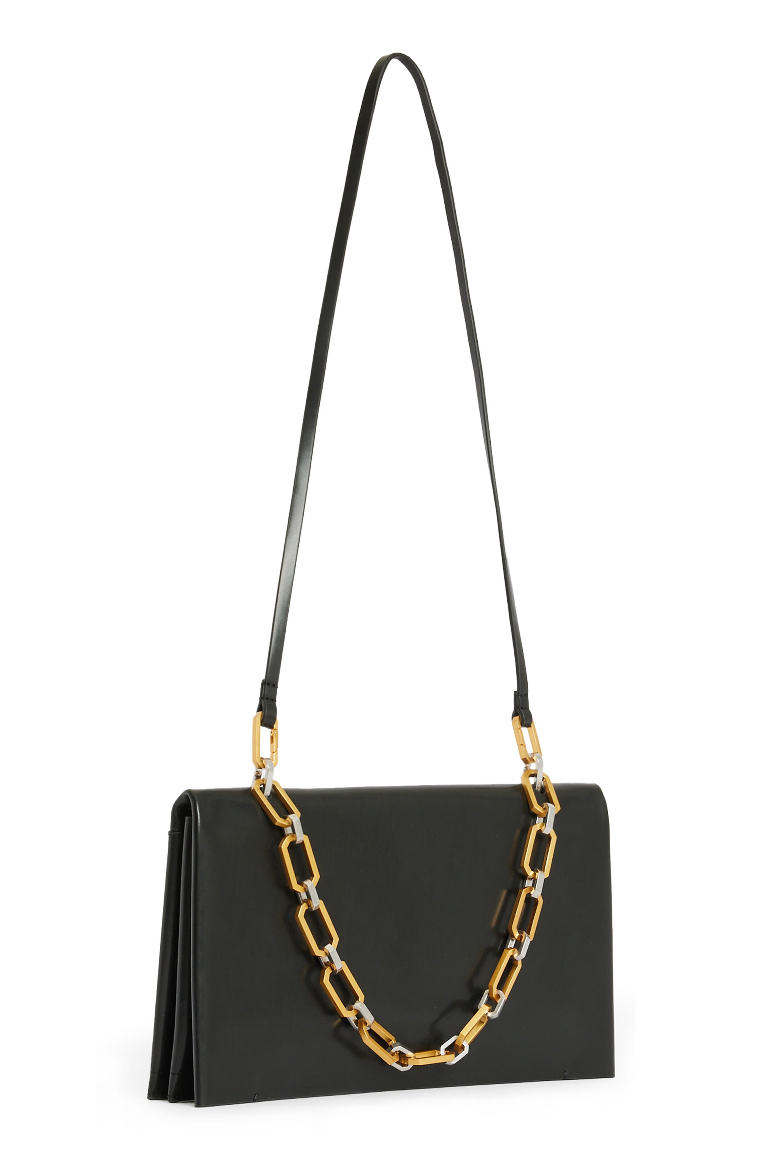 AllSaints Akira Convertible Clutch, Alternate, color, 