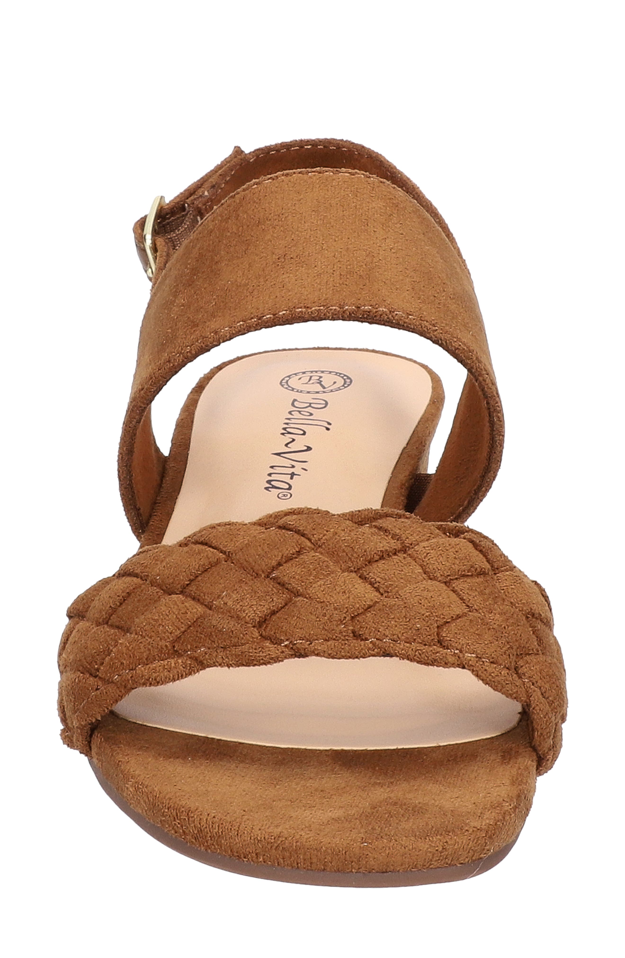 Ellison Slingback Sandal, Alternate, color, COGNAC SUEDE