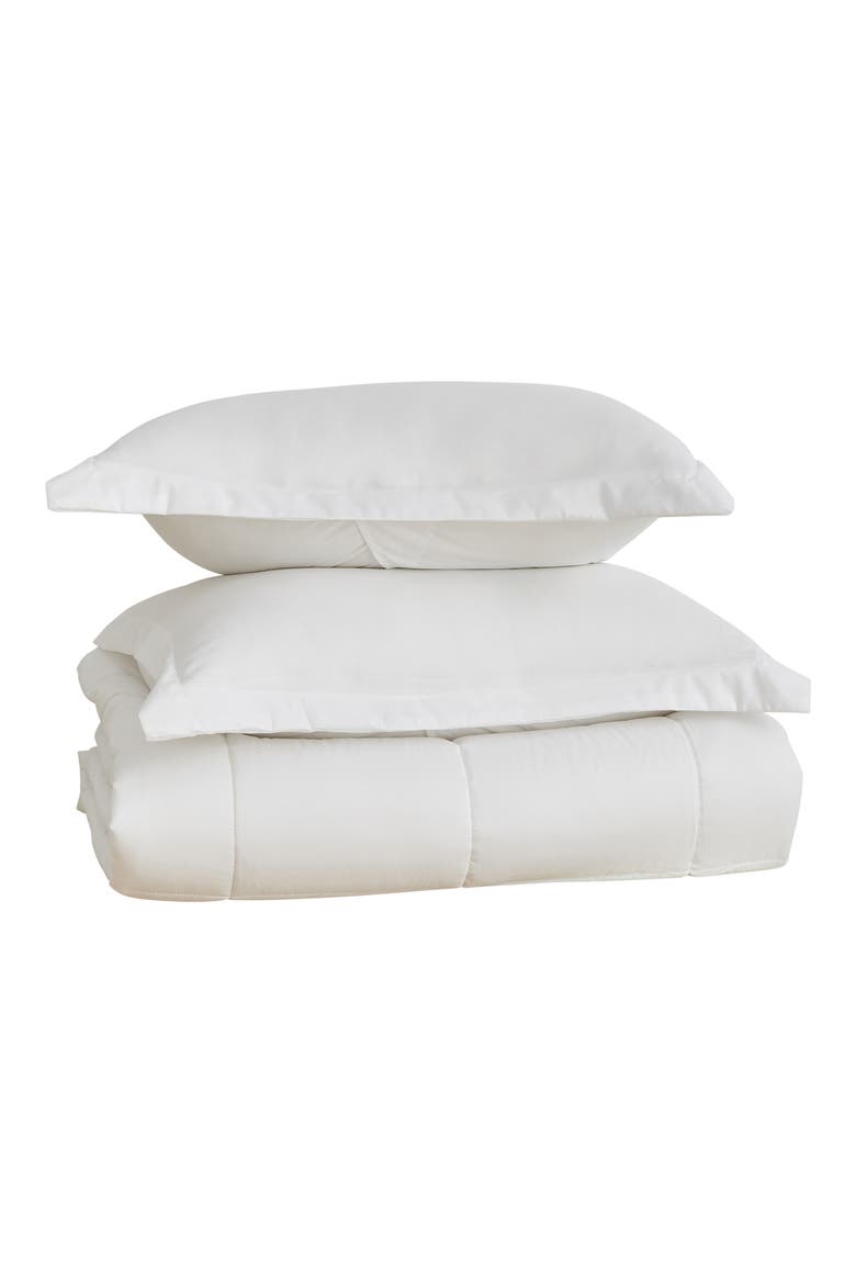 Solid Comforter Set, Main, color, WHITE SOLID