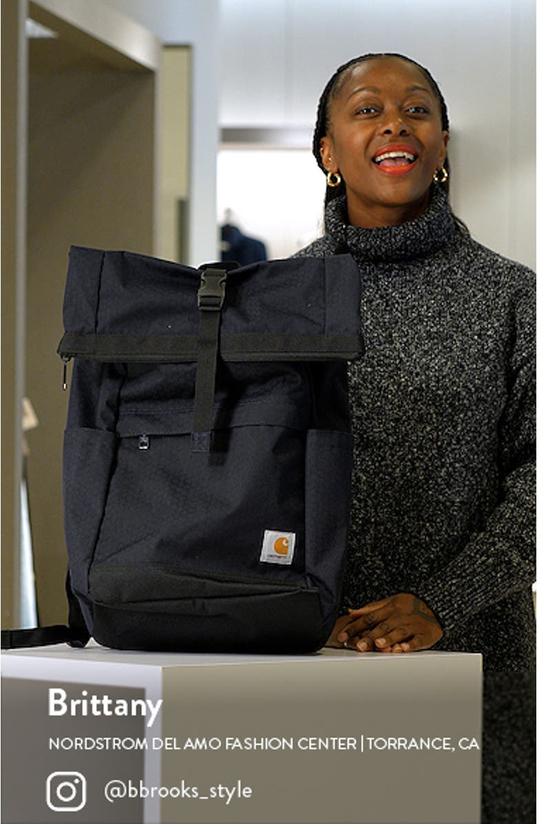 Leon Roll Top Backpack, sales video thumbnail