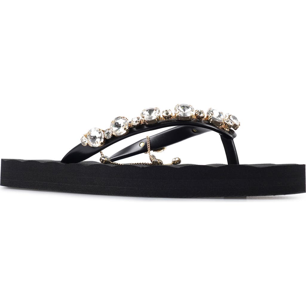 Zigi Quentin Flip Flop In Black