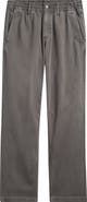 Vuori Benton Relaxed Fit Elastic Waist Cotton Blend Twill Pants