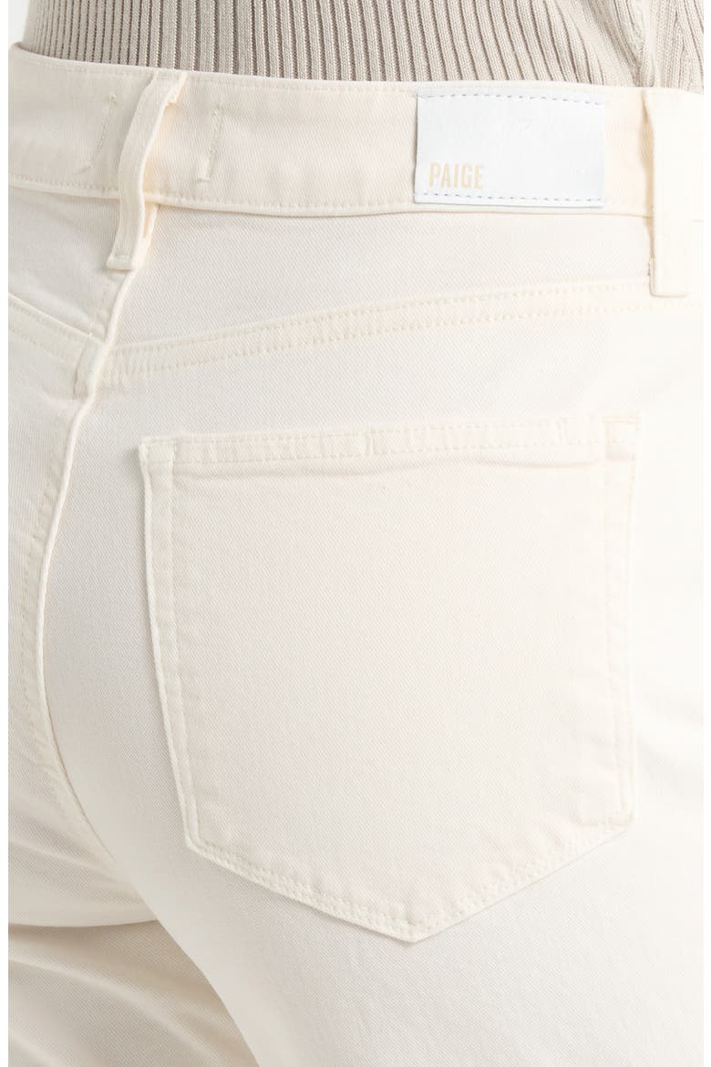 Stevie High Waist Ankle Straight Leg Jeans, Alternate, color, CREAM CLOUD