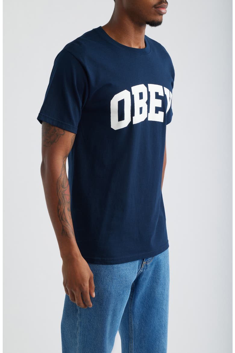 Collegiate Graphic T-Shirt, Alternate, color, NAVY