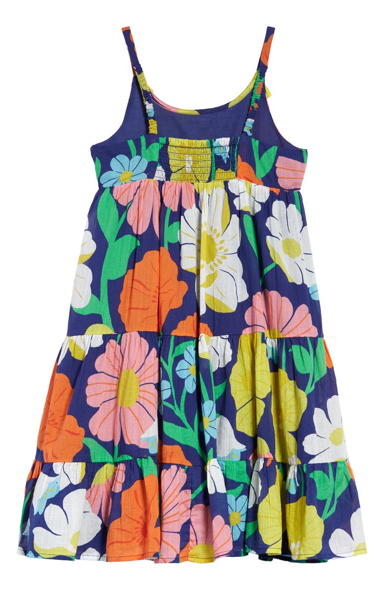 Mini Boden Kids' Tiered Tassel Sundress, Alternate, color,