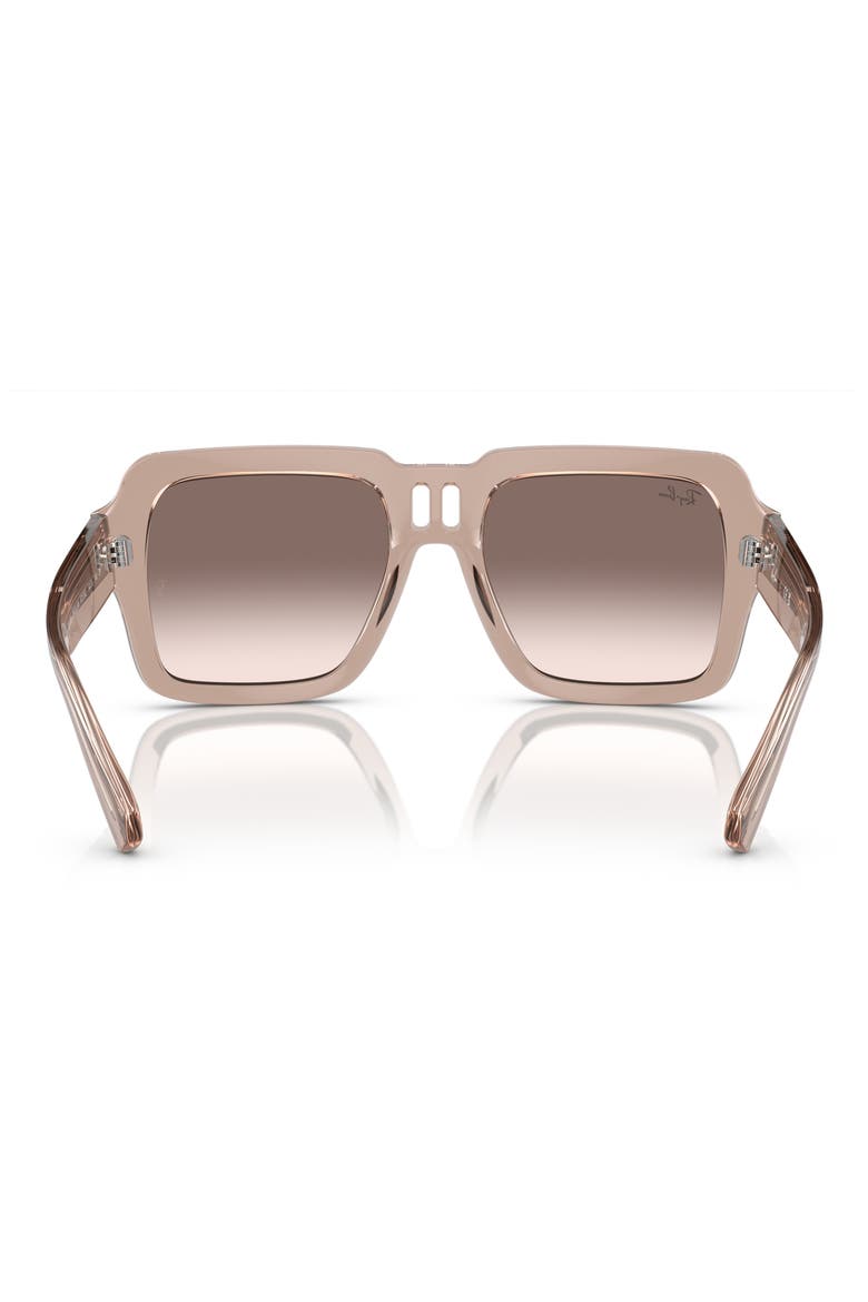 Magellan 54mm Gradient Oversize Square Sunglasses, Alternate, color, SILVER
