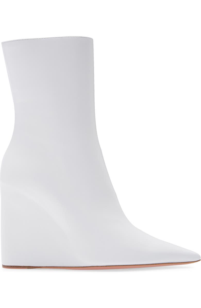 Amina Muaddi Pernille Pointed Toe Wedge Bootie, Alternate, color,