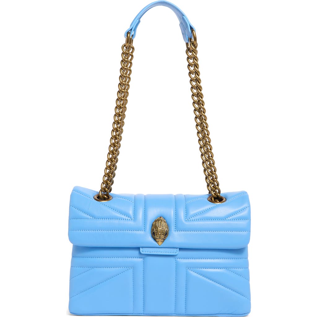 KURT GEIGER KURT GEIGER LONDON KENSINGTON UJ LEATHER SHOULDER BAG