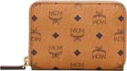 MCM Zip Wallet in Visetos Original