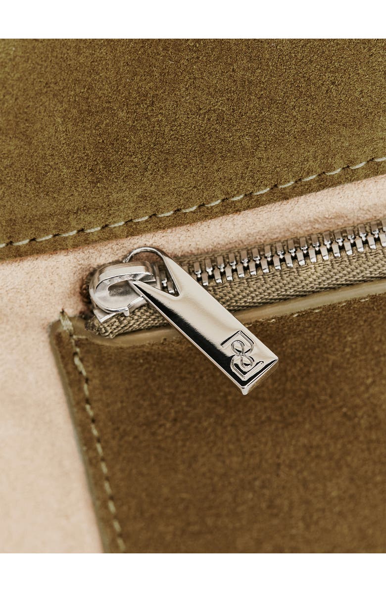 Reformation Medium Silvana Bucket Bag, Alternate, color, Bog