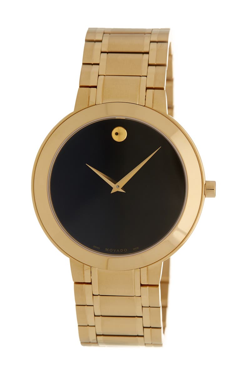 Movado Men's Stiri Bracelet Watch, 40mm, Main, color, Black