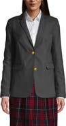 Lands' End School Uniform Hopsack Blazer