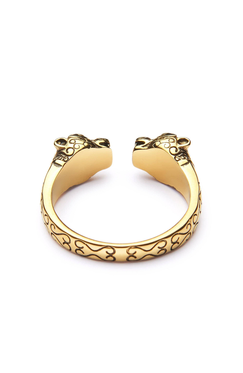 Nialaya Gold Panther Ring, Alternate, color, Gold