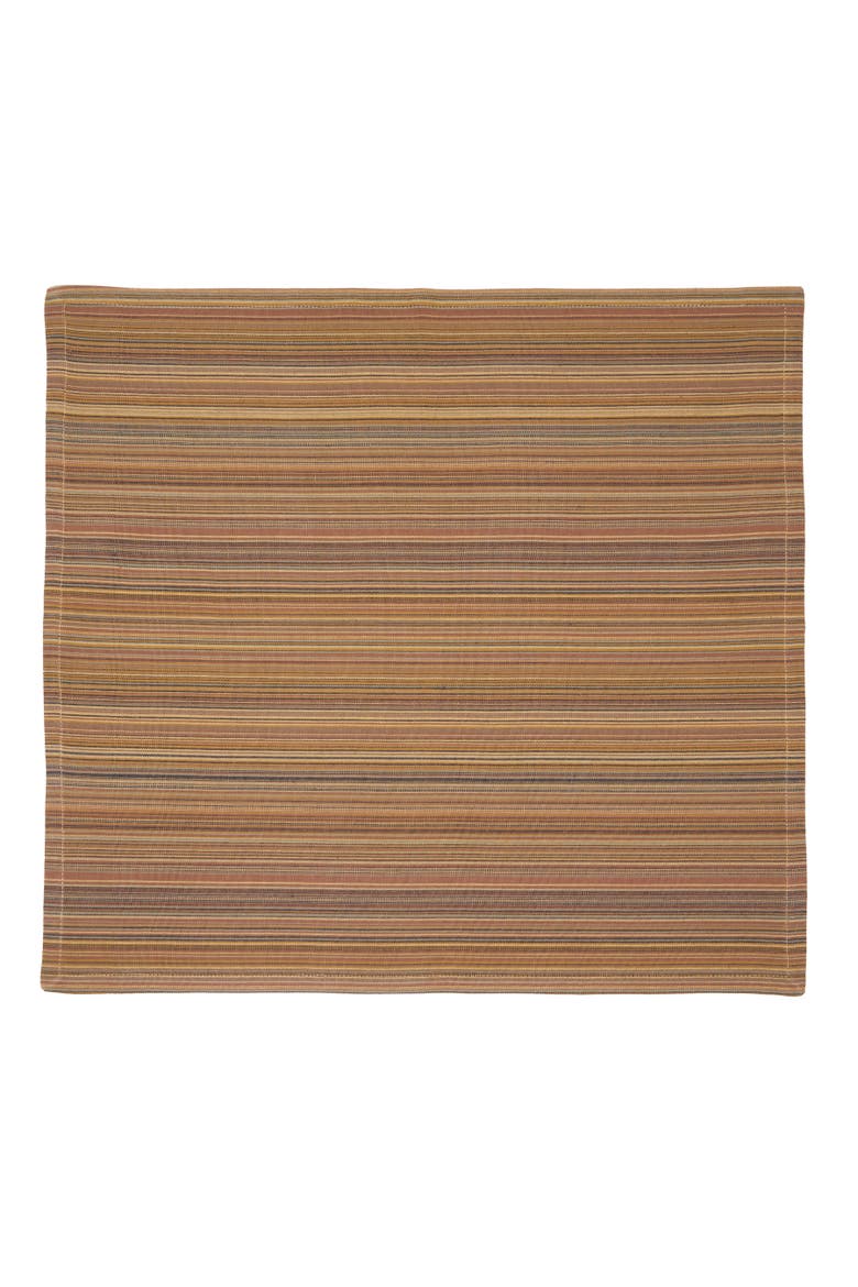 Cedar Stripes Napkin Set of 6, Alternate, color, Brown